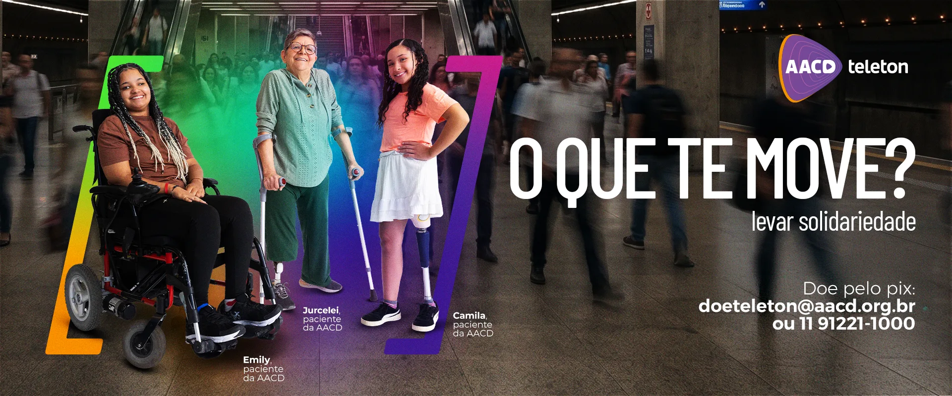Com o mote “O Que Te Move?”, AACD e SBT lançam 29ª edição da Campanha Teleton 2026