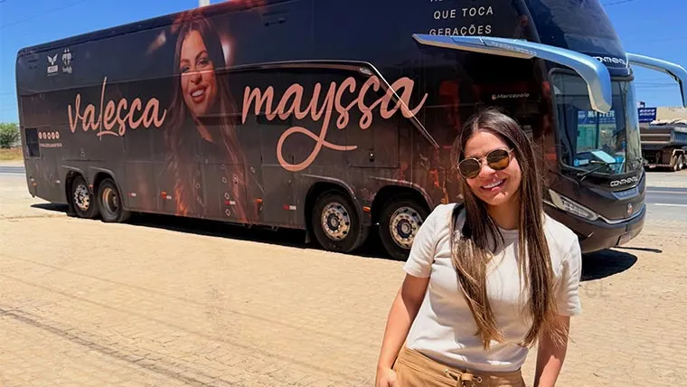 Valesca Mayssa inicia nova turnê pelo Norte e Nordeste: Em 14 dias serão oito cidades