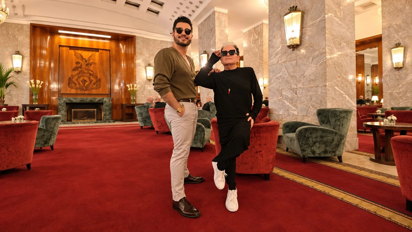Allisson Rodrigues anuncia parceria com showman italiano Cristiano Malgioglio