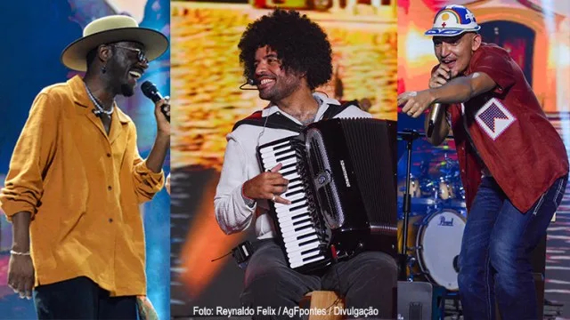 Solange Almeida e João Gomes chamaram atenção na abertura do São João de Campina Grande