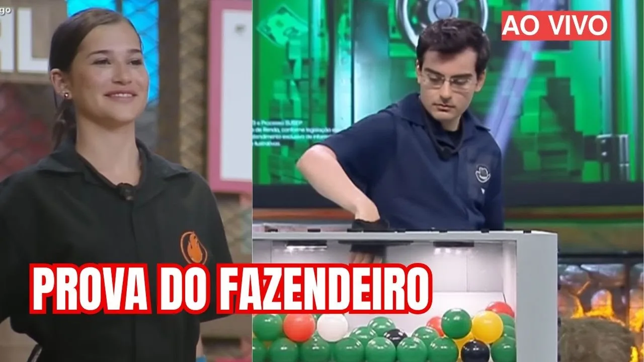 A Fazenda Ao Vivo: Quem venceu a ‘Prova do Fazendeiro’ hoje (19/11) — Dudu, Duda ou Maria? E quem está na Roça?