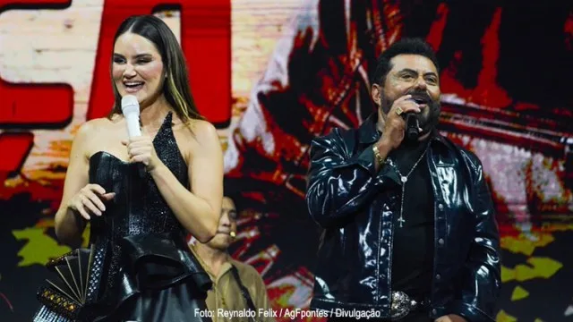 Solange Almeida e João Gomes chamaram atenção na abertura do São João de Campina Grande